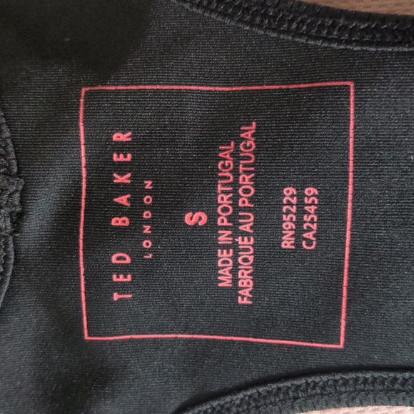 Ted Baker Racer Tank Top with Pink Print - Picture 9 of 13